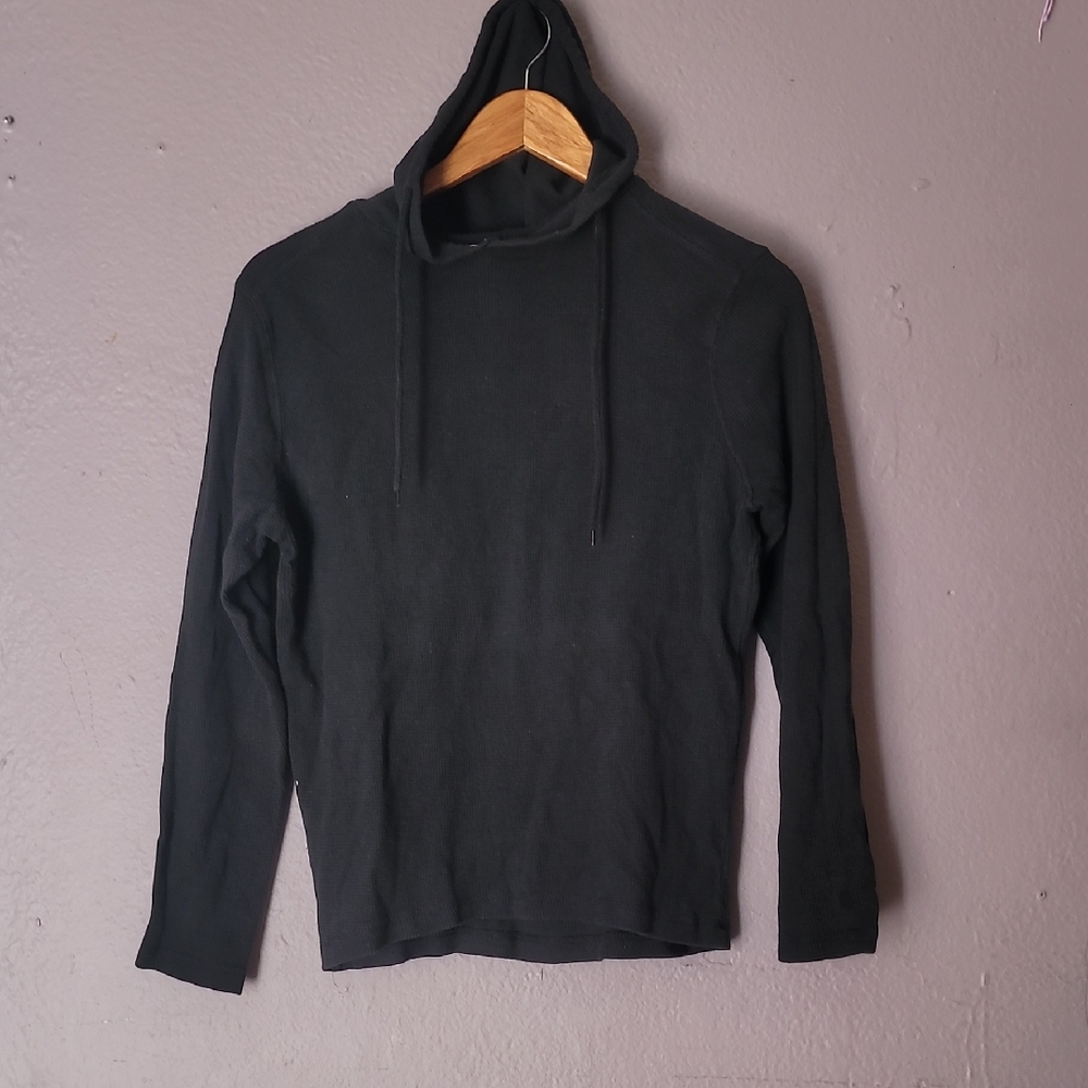 Modern Culture Black Hooded Top